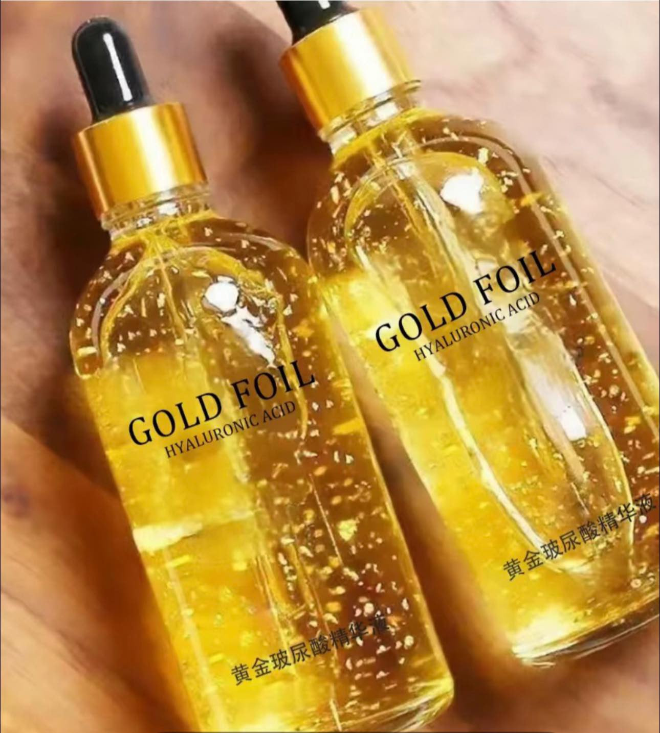 24 Kart Gold Foil Hyaluronic Acid